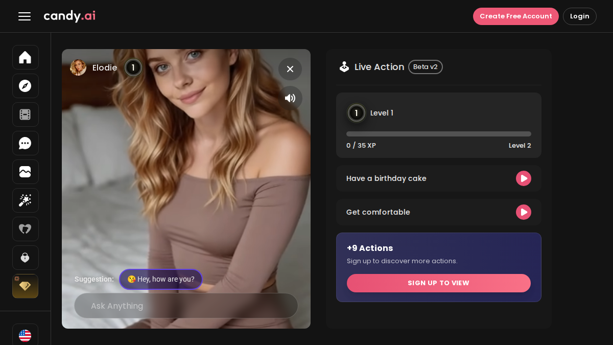 Candy AI · előnézete
