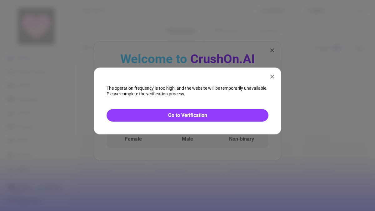 CrushOn AI · előnézete