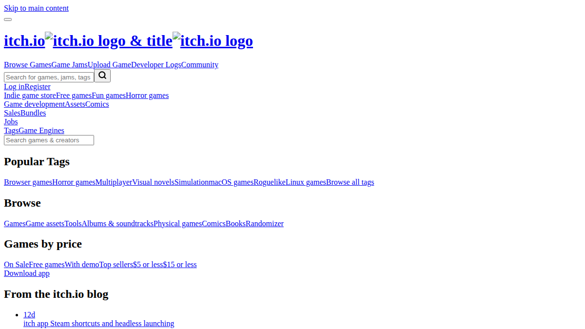 Itch.io NSFW · előnézete