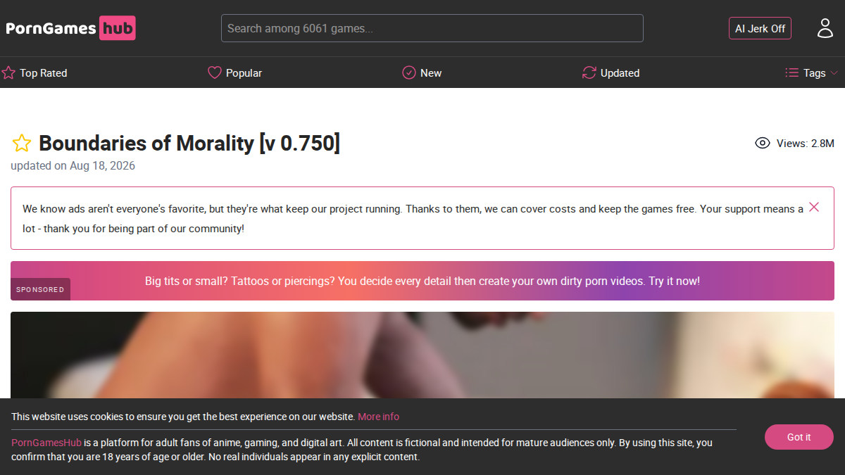 PornGamesHub · előnézete